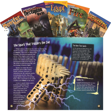 Shell Education TIME Grade 6 Set 3 - 5-Book Printed Book - Learning Books & Activities