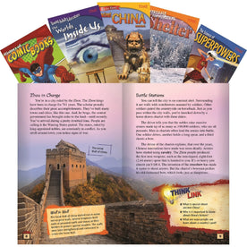 Shell Education TIME Informational Text Grade 6 Set 2 - Engaging 5-Book - Learning Books & Activities