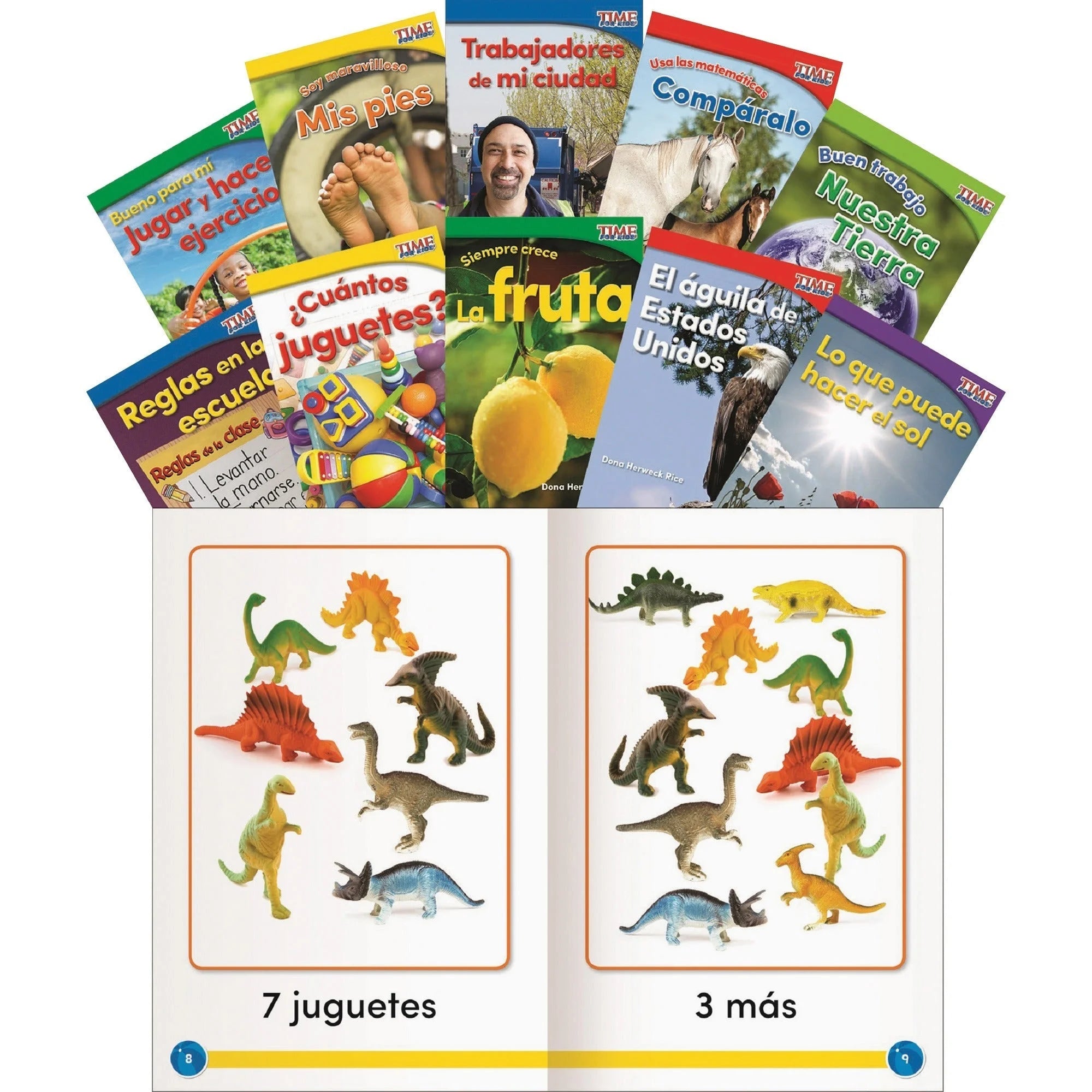 Shell Education TIME Kids Spanish Reader Set - Grade K Book - Learning Books & Activities