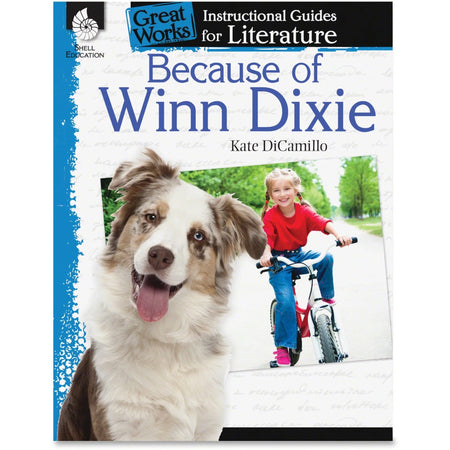 Shell Education Winn Dixie Guide Book by Kate DiCamillo - Grade 3-5 - Learning Books & Activities