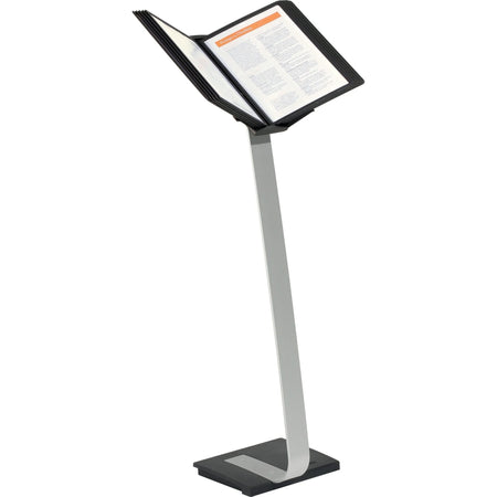 SHERPA Stand Pro 10: Rugged Anti-glare Support for Letter Media - Catalog Racks/Reference Display