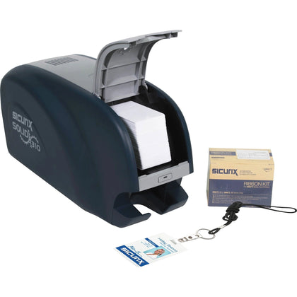 SICURIX 310 Card Printer - Single Sided Dye Sublimation/Thermal Transfer - ID - Badges & Supplies