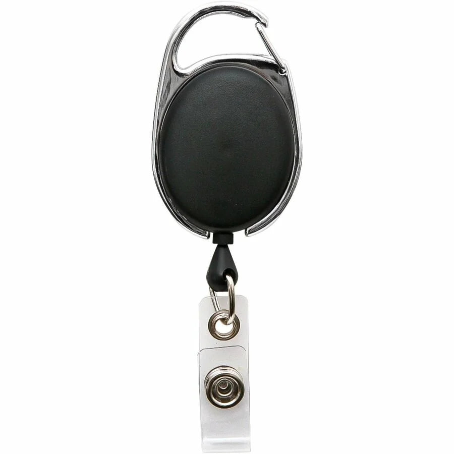 SICURIX Badge Holder: Matte Black Multicolor - 1 Each - ID Badges & Supplies