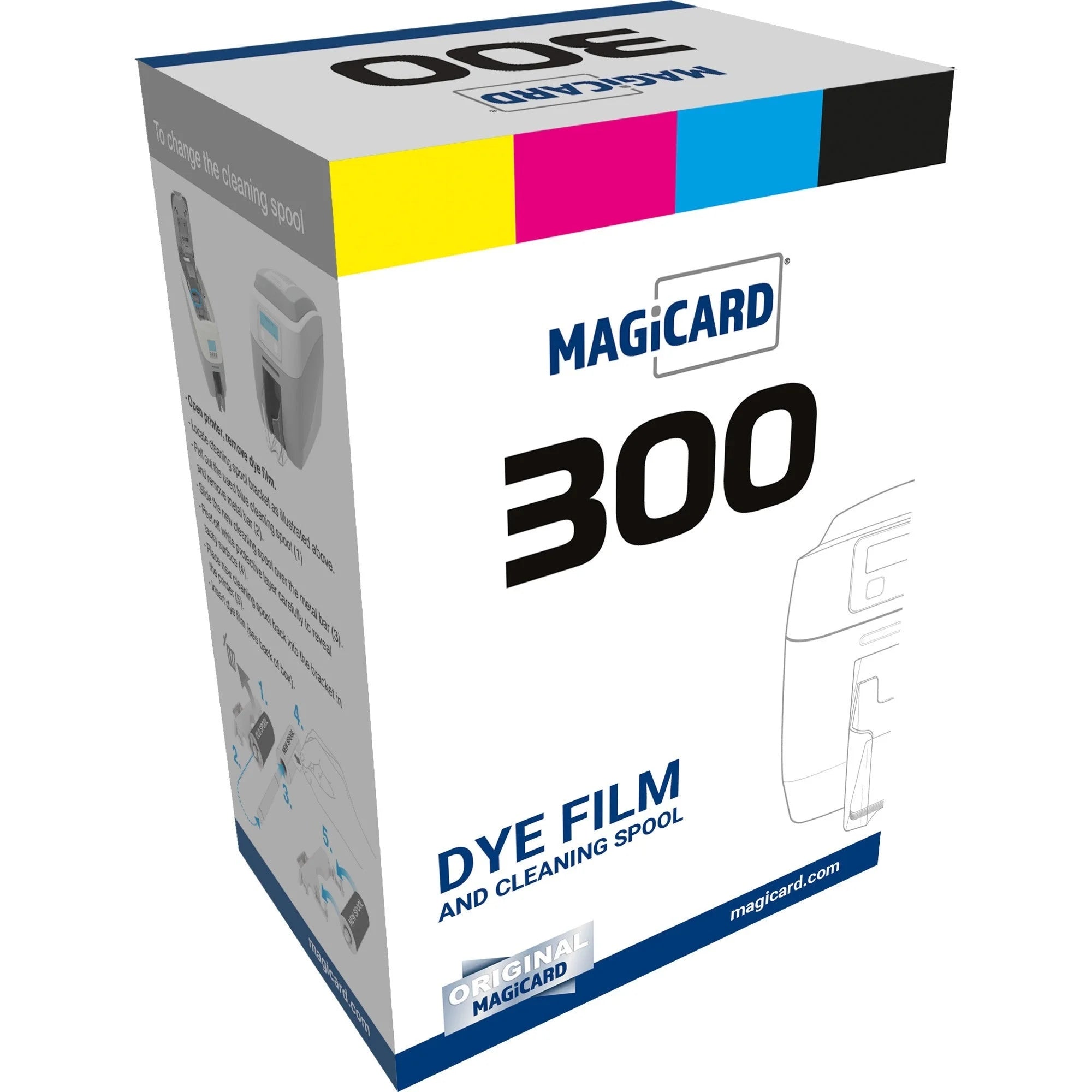 SICURIX Thermal Transfer Ribbon - YMCKO - 300 Prints - ID Badges & Supplies