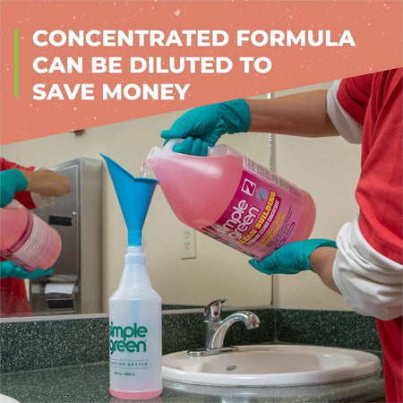 Simple Green Clean Building Bathroom Cleaner - Concentrated Liquid 128 fl oz - Fragrance-free - Restroom & Toilet