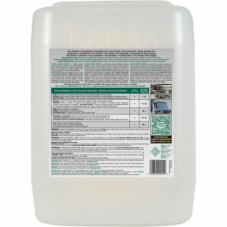 Simple Green Crystal Industrial Cleaner/Degreaser - Rear