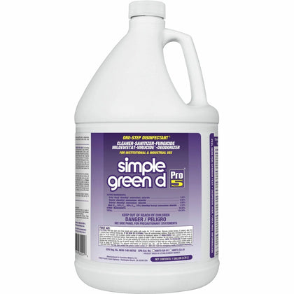 Simple Green D Pro 5 Disinfectant Concentrate - 128 fl oz - Unscented & Dye-free - Disinfectants