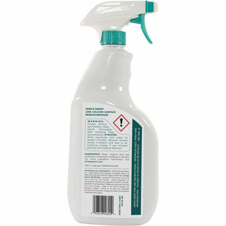 Simple Green Lime-Calcium-Surface Residue Remover - Rear