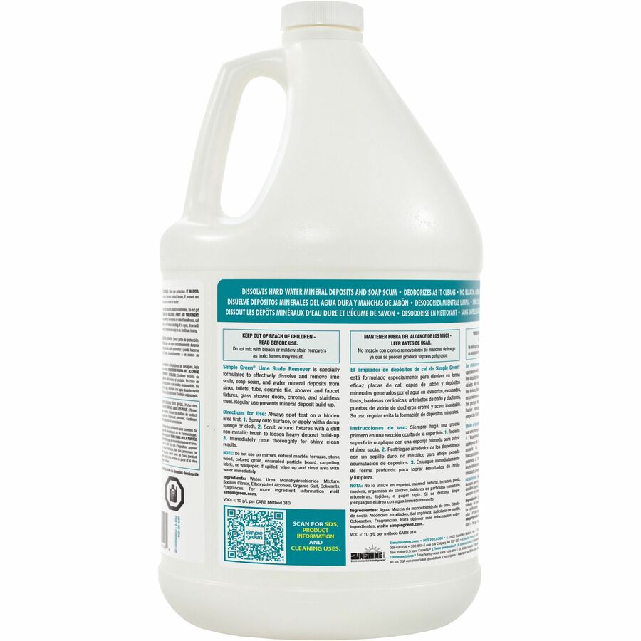 Simple Green Lime Scale Remover - Rear