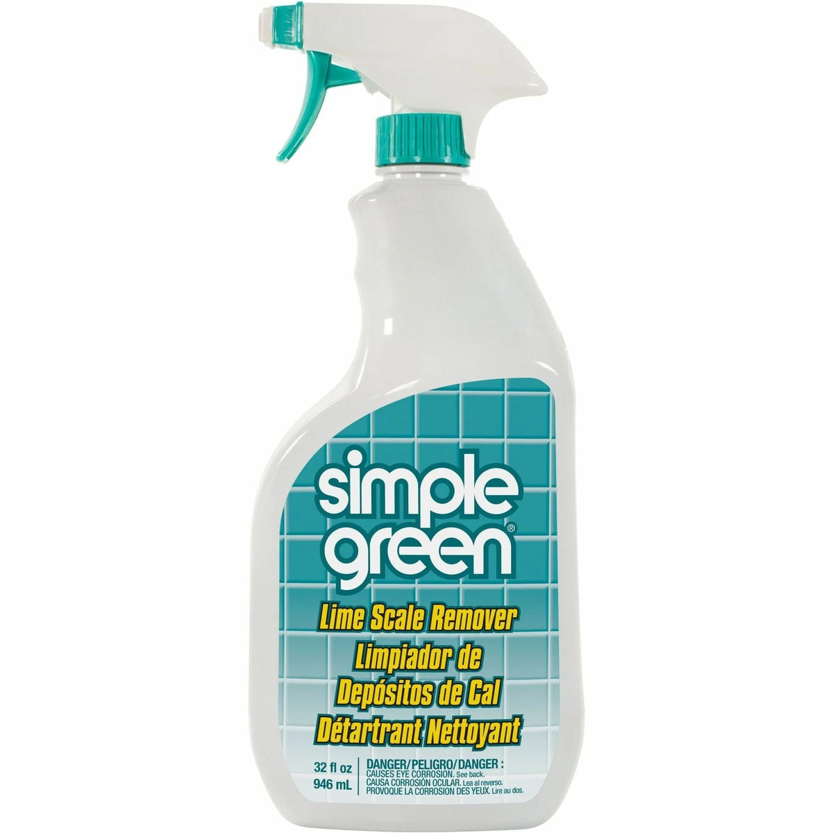 Simple Green Lime Scale Remover Spray - Multi Surface Cleaner - 32 fl oz - Wintergreen Scent - Specialty Cleaners