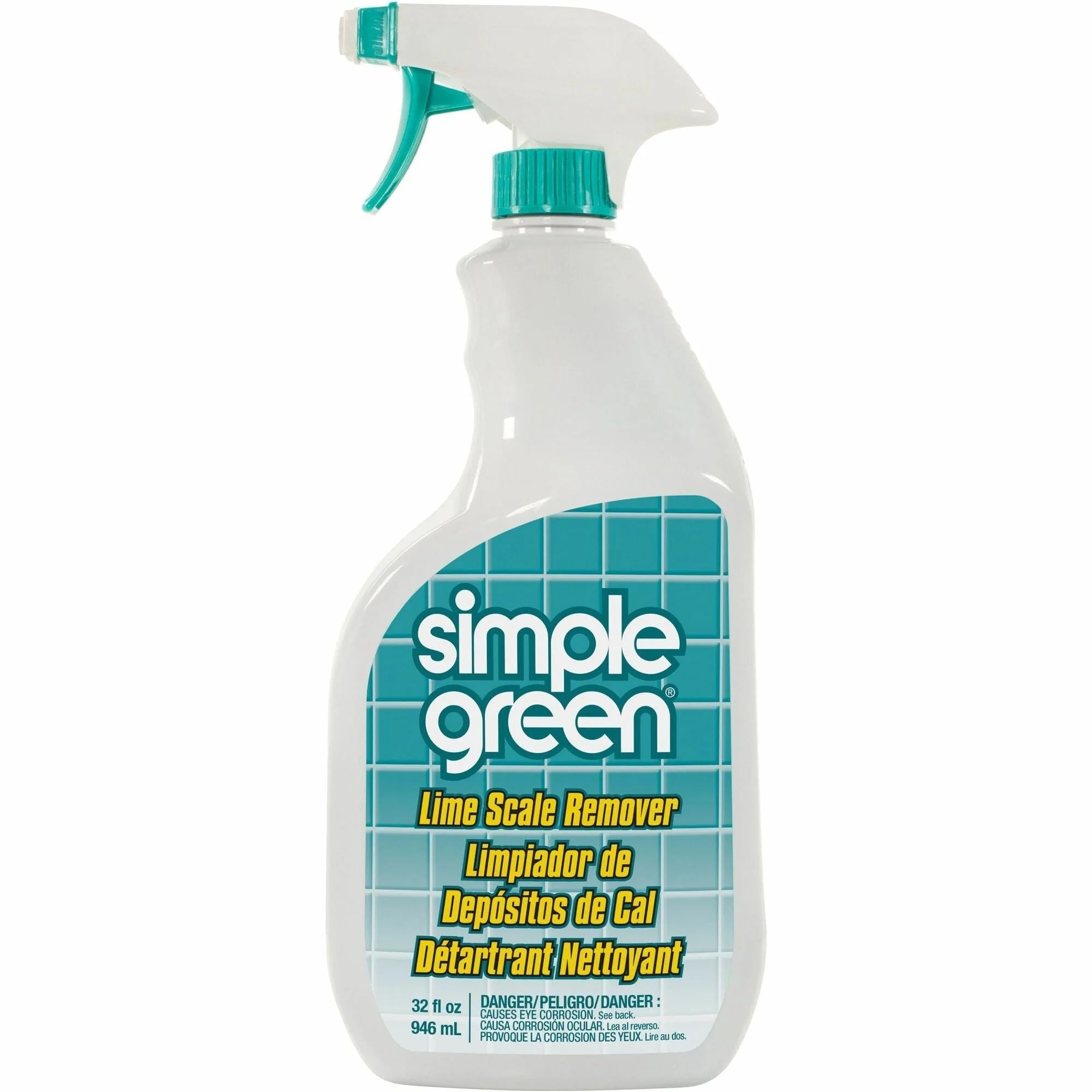 Simple Green Lime Scale Remover Spray - Multi Surface Cleaner - 32 fl oz - Wintergreen Scent - Specialty Cleaners