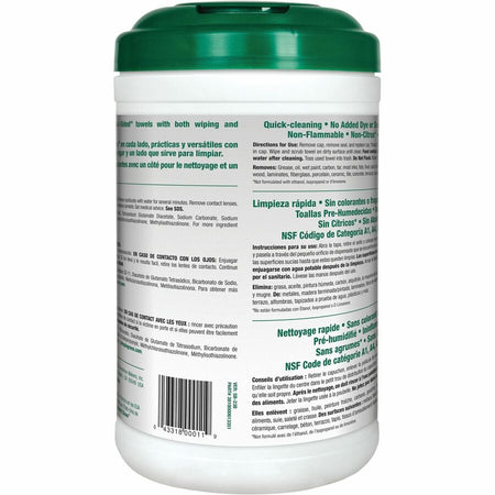 Simple Green Multi-Purpose Cleaning Safety Towels - Rear