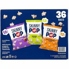 SkinnyPop Popcorn Variety Pack - Preservative-free Assorted Flavors - Snacks