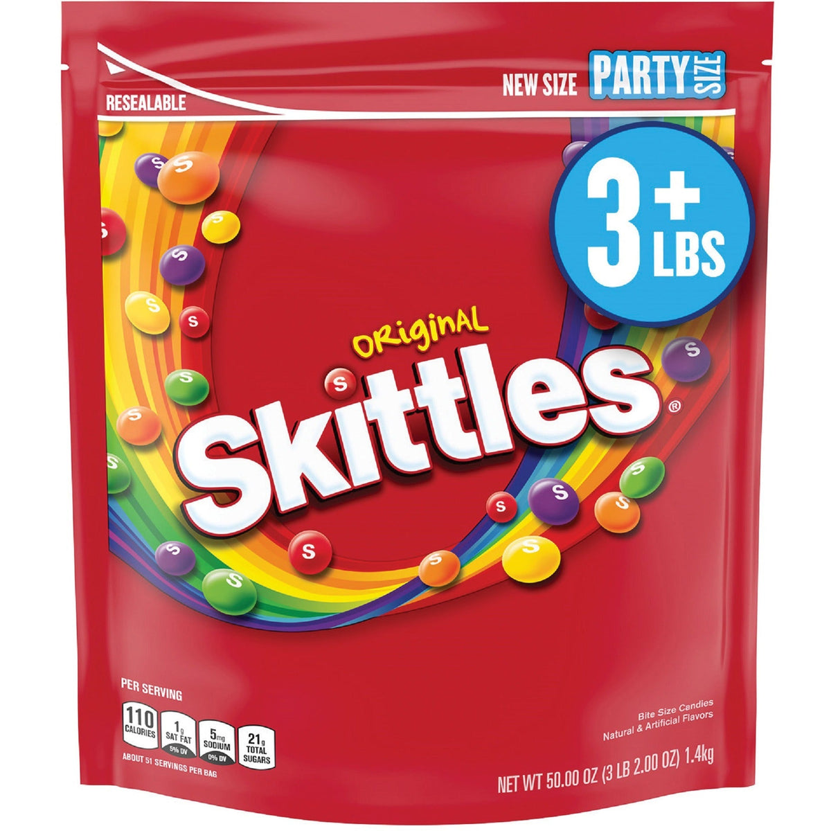 Skittles Original Party Size Bag - 2000