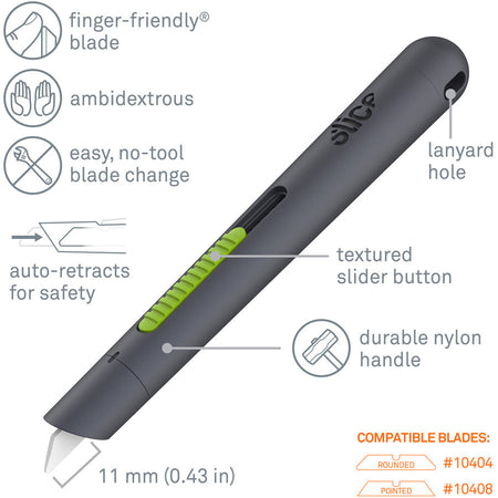 Slice Pen Cutter Auto-Retractable - Alternate-Image1