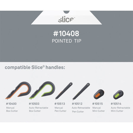 Slice Pointed Tip Ceramic Cutter Blades - Alternate-Image1