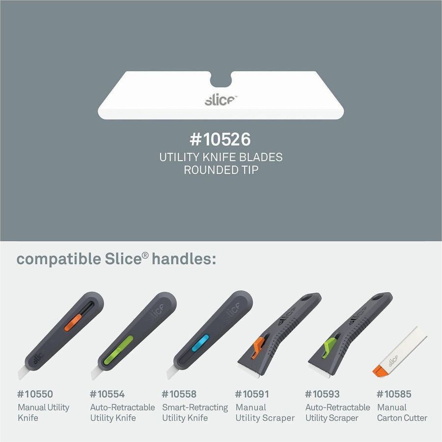 Slice Rounded Tip Ceramic Utility Blades - Alternate-Image3