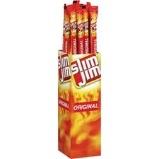 Slim Jim Giant Snacks - 0.97 oz - 24/Box - Delicious Meat Sticks