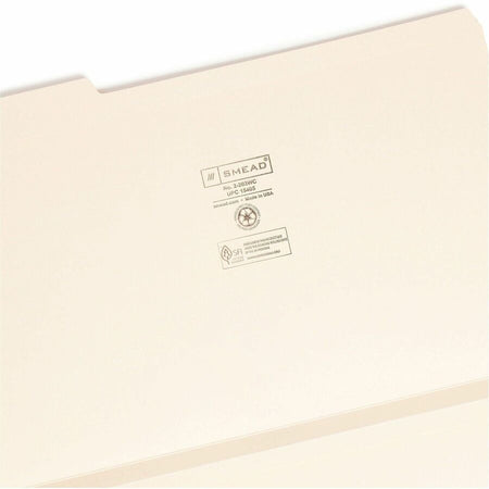 Smead 1/3 Tab Cut Legal Recycled Expanding File - 8 1/2’’ x 14’’ - 1 Expansion - Top Location - Assorted Position