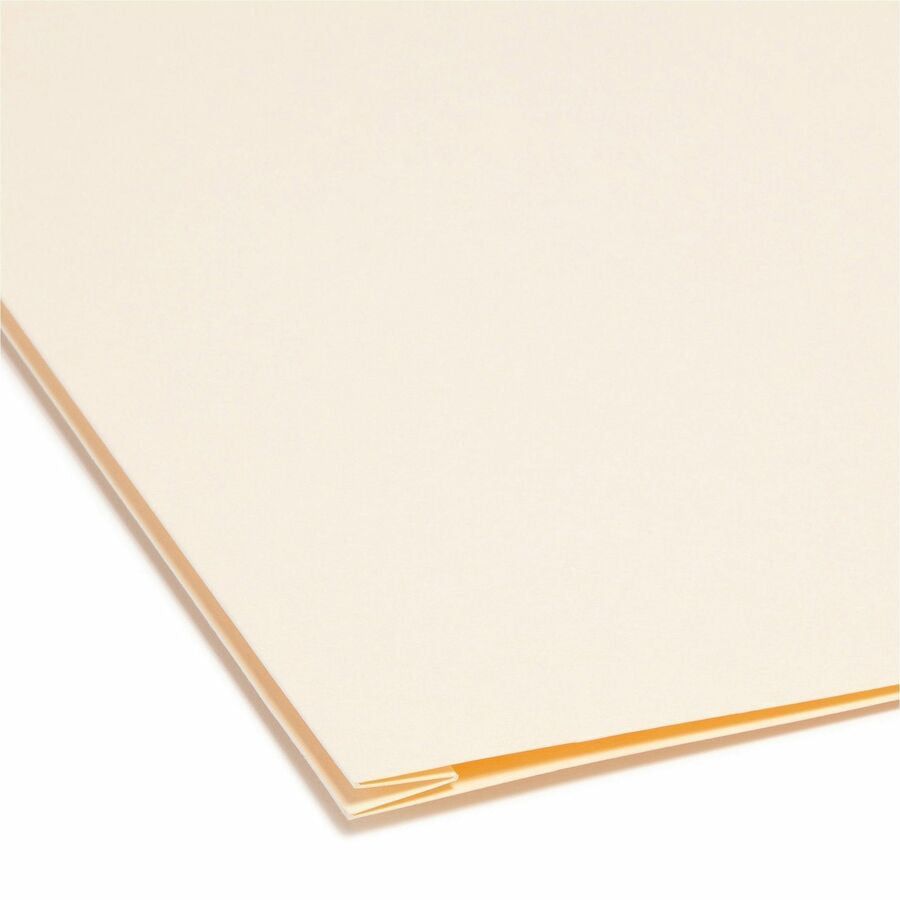 Smead 1/3 Tab Cut Legal Recycled Expanding File - 8 1/2’’ x 14’’ - 1 Expansion - Top Location - Assorted Position