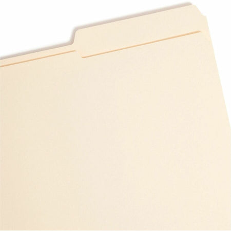 Smead 1/3 Tab Cut Legal Recycled Fastener Folder - 8 1/2’’ x 14’’ - 2 2K Fastener(s) - Top Location - Third Position