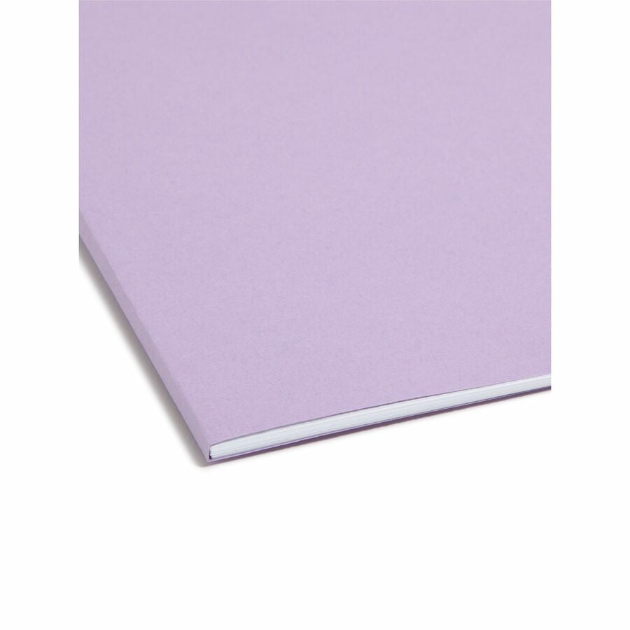 Smead 1/3 Tab Cut Legal Recycled Fastener Folder - 8 1/2’’ x 14’’ - 2 Fastener(s) - Top Location - Assorted Position