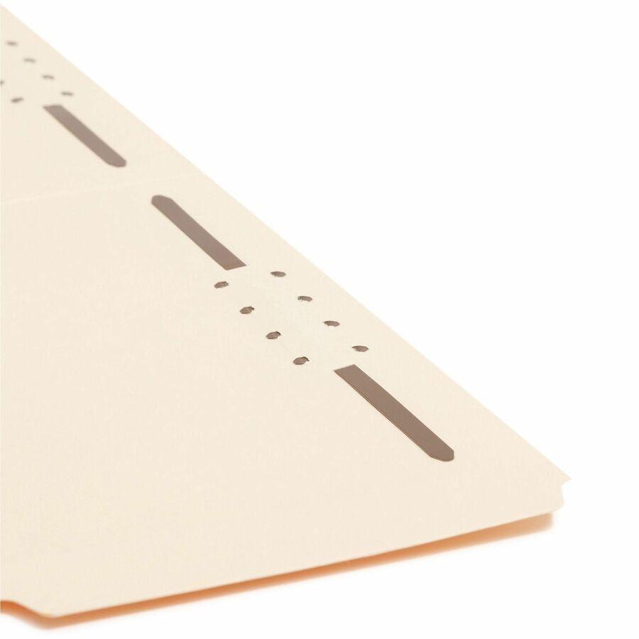Smead 1/3 Tab Cut Legal Recycled Fastener Folder - 8 1/2’’ x 14’’ - 3/4’’ Expansion - 2 2K Fastener(s) - 2’’