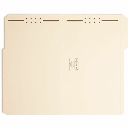 Smead 1/3 Tab Cut Legal Recycled Fastener Folder - 8 1/2’’ x 14’’ - 3/4’’ Expansion - 2 2K Fastener(s) - 2’’