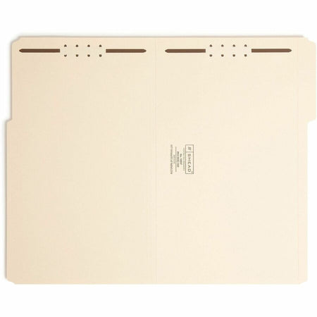 Smead 1/3 Tab Cut Legal Recycled Fastener Folder - 8 1/2’’ x 14’’ - 3/4’’ Expansion - 2 2K Fastener(s) - 2’’