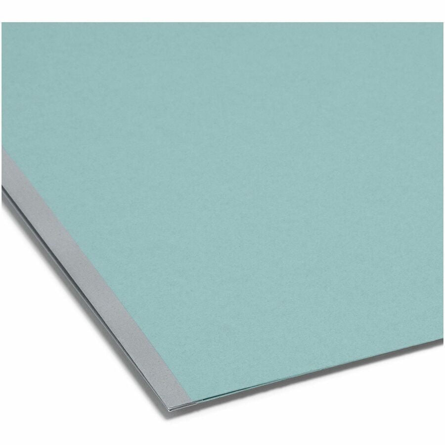 Smead 1/3 Tab Cut Legal Recycled Fastener Folder - 9 1/2’’ x 14 5/8’’ - 1’’ Expansion - 2 2K Fastener(s) - Folders