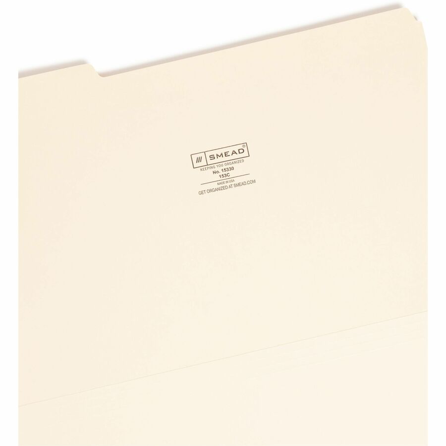 Smead 1/3 Tab Cut Legal Recycled Top Tab File Folder - Alternate-Image8