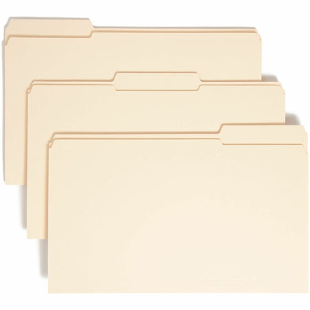 Smead 1/3 Tab Cut Legal Recycled Top Tab File Folder - 2000