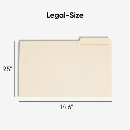 Smead 1/3 Tab Cut Legal Recycled Top Tab File Folder - Alternate-Image2