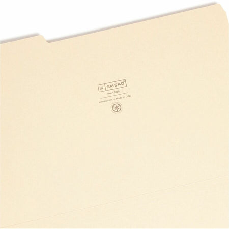 Smead 1/3 Tab Cut Legal Recycled Top Tab File Folder - Right