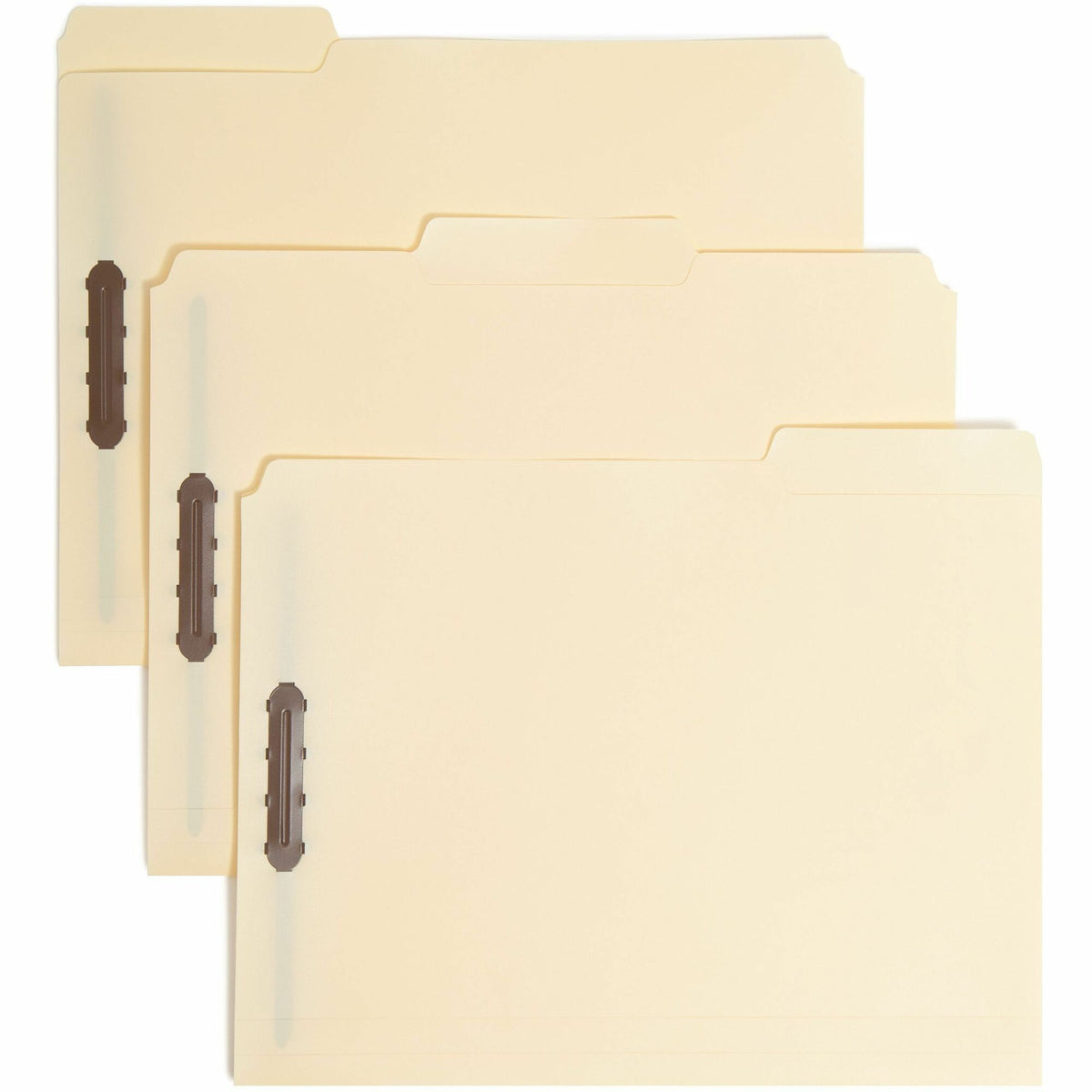 Smead 1/3 Tab Cut Letter Fastener Folder - 8 1/2’’ x 11’’ - 3/4’’ Expansion - 2 2K Fastener(s) - 2’’ Capacity - Folders