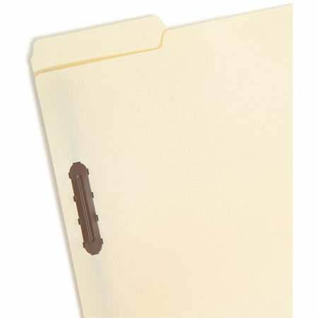 Smead 1/3 Tab Cut Letter Fastener Folder - 8 1/2’’ x 11’’ - 3/4’’ Expansion - 2 2K Fastener(s) - 2’’ Capacity - Folders