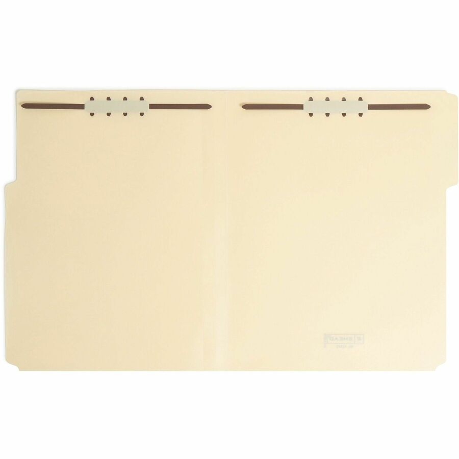 Smead 1/3 Tab Cut Letter Fastener Folder - 8 1/2’’ x 11’’ - 3/4’’ Expansion - 2 2K Fastener(s) - 2’’ Capacity - Folders
