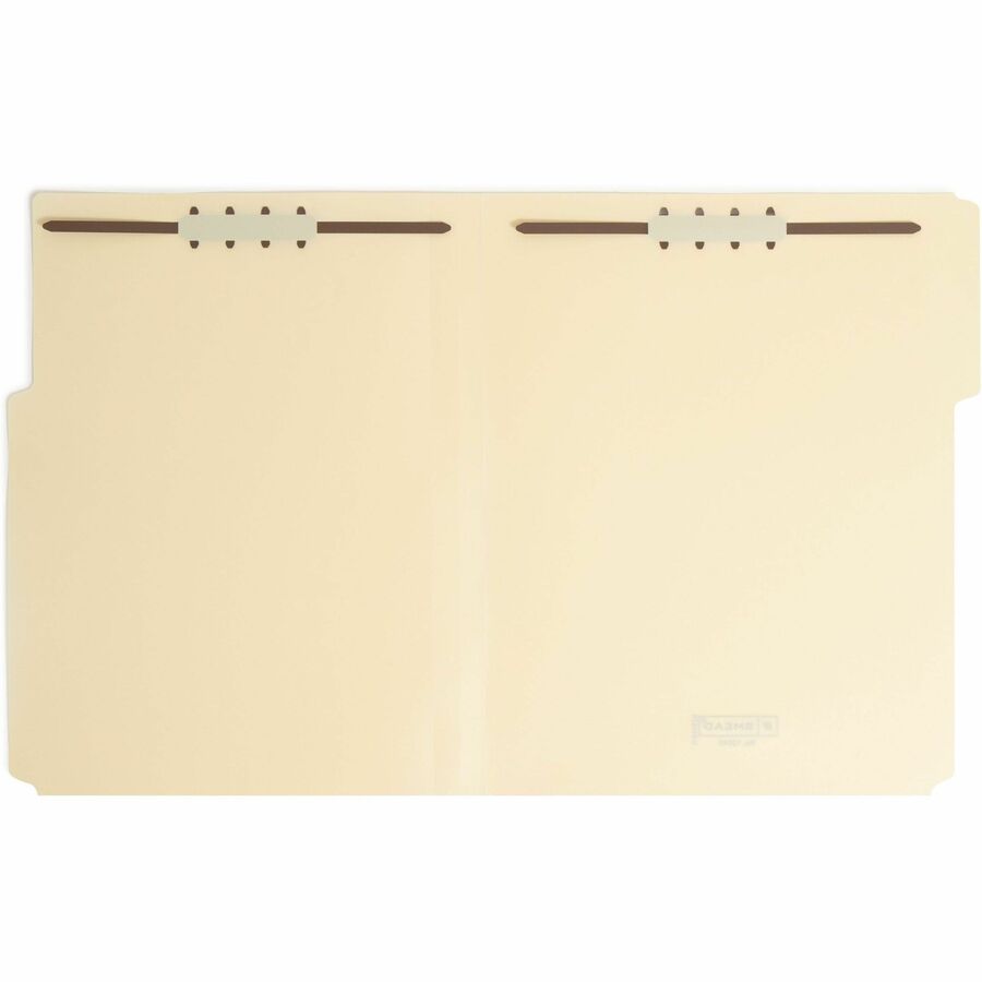 Smead 1/3 Tab Cut Letter Fastener Folder - 8 1/2’’ x 11’’ - 3/4’’ Expansion - 2 2K Fastener(s) - 2’’ Capacity - Folders