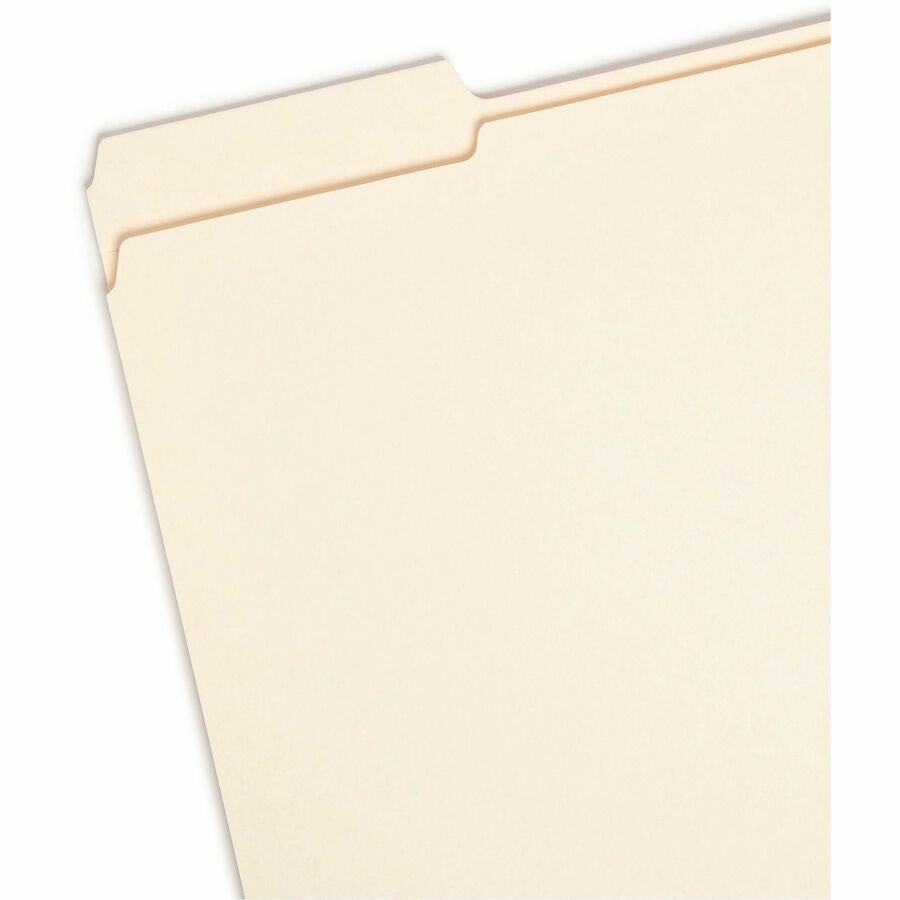 Smead 1/3 Tab Cut Letter Recycled Expanding File - 8 1/2’’ x 11’’ - 1 Expansion - Top Location - Assorted Position