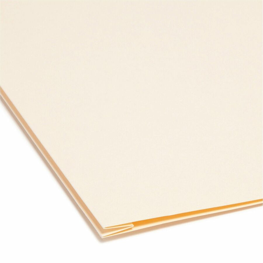 Smead 1/3 Tab Cut Letter Recycled Expanding File - 8 1/2’’ x 11’’ - 1 Expansion - Top Location - Assorted Position