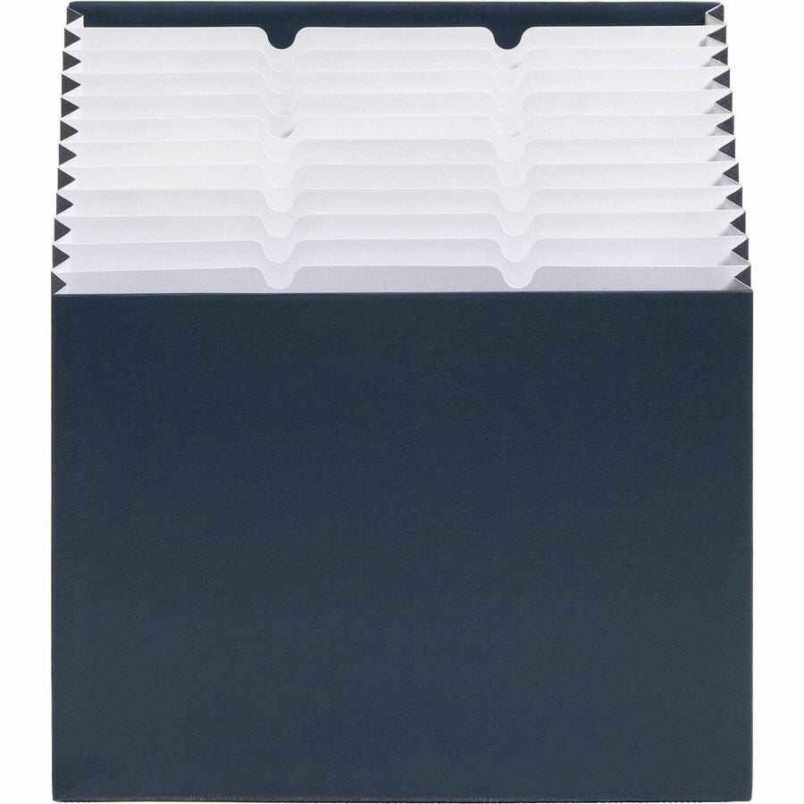 Smead 1/3 Tab Cut Letter Recycled Expanding File - 8 1/2’’ x 11’’ - 7/8’’ Expansion - 12 Pocket(s) - Top Location