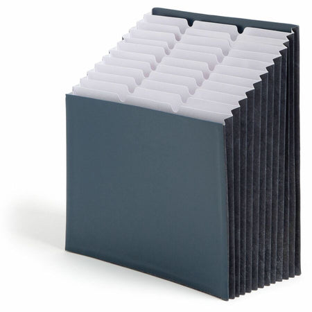 Smead 1/3 Tab Cut Letter Recycled Expanding File - 8 1/2’’ x 11’’ - 7/8’’ Expansion - 12 Pocket(s) - Top Location