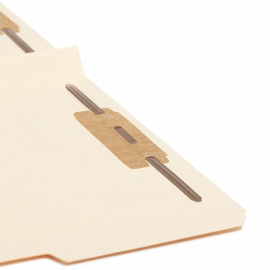 Smead 1/3 Tab Cut Letter Recycled Fastener Folder - 8 1/2’’ x 11’’ - 1 Expansion - 2 2B Fastener(s) - for - Folders