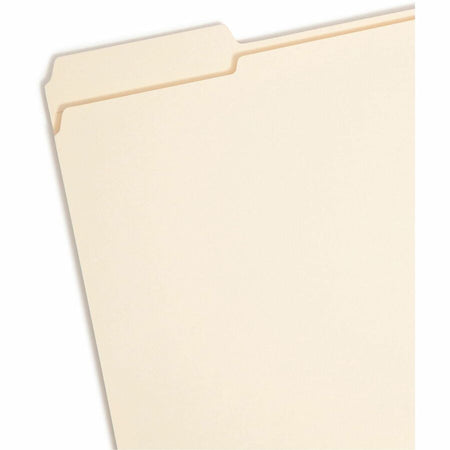 Smead 1/3 Tab Cut Letter Recycled Fastener Folder - 8 1/2’’ x 11’’ - 1 Expansion - 2 2B Fastener(s) - for - Folders