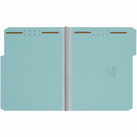 Smead 1/3 Tab Cut Letter Recycled Fastener Folder - 8 1/2’’ x 11’’ - 125 Sheets Capacity - 1’’ Expansion - 2 2K