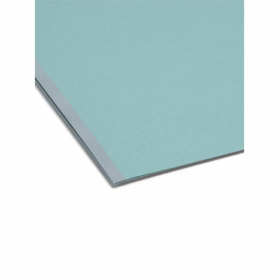 Smead 1/3 Tab Cut Letter Recycled Fastener Folder - 8 1/2’’ x 11’’ - 125 Sheets Capacity - 1’’ Expansion - 2 2K