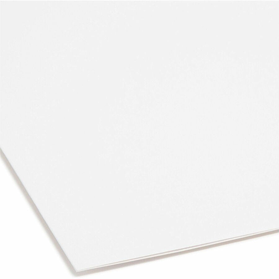 Smead 1/3 Tab Cut Letter Recycled Fastener Folder - 8 1/2’’ x 11’’ - 3/4’’ Expansion - 2 Prong K Style Fastener(s)