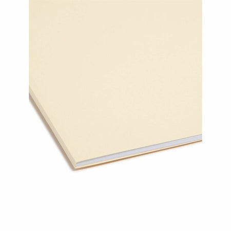 Smead 1/3 Tab Cut Letter Recycled Fastener Folder - 8 1/2’’ x 11’’ - 3/4’’ Expansion - 2 2K Fastener(s) - 2’’