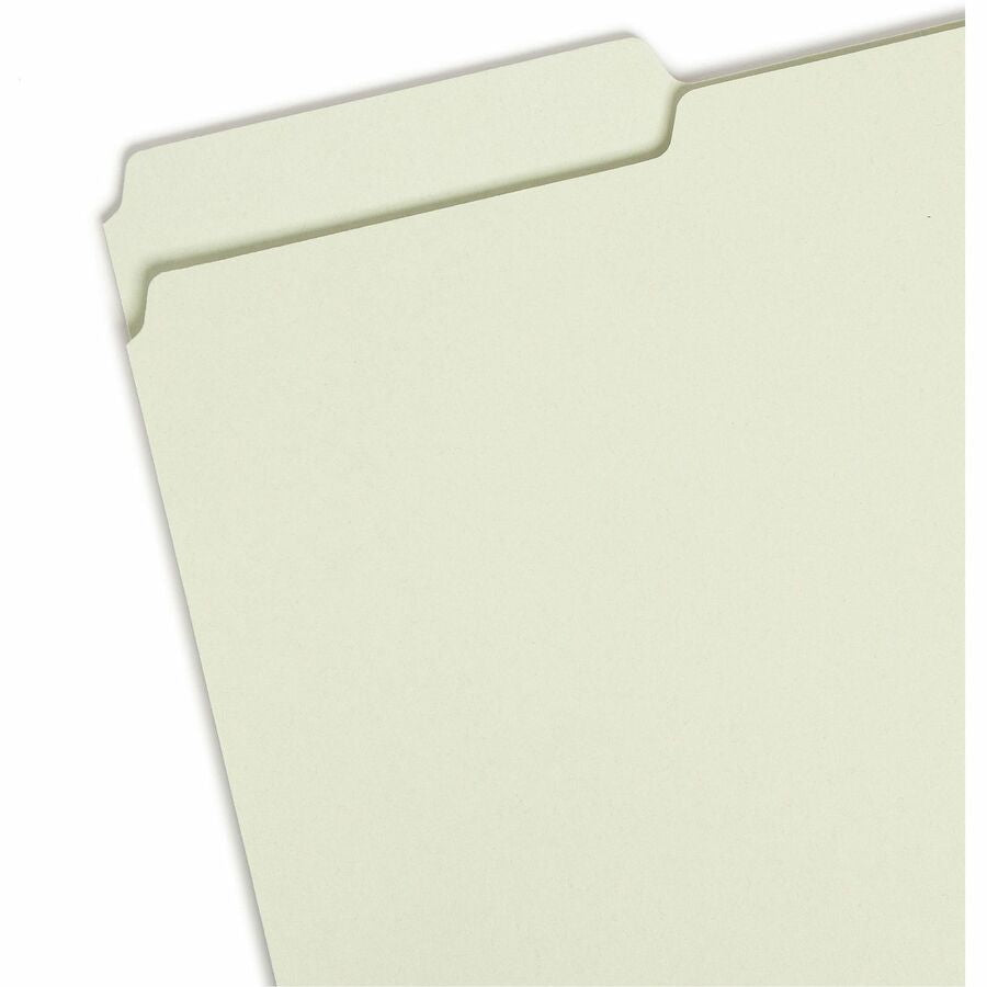 Smead 1/3 Tab Cut Letter Recycled Fastener Folder - 8 1/2’’ x 11’’ - 3’’ Expansion - 2 2S Fastener(s) - 2’’