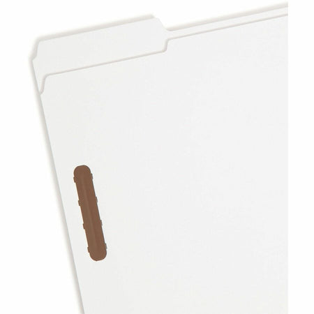 Smead 1/3 Tab Cut Letter Recycled Fastener Folder - 8 1/2’’ x 11’’ - 3/4’’ Expansion - 2 Prong K Style Fastener(s)
